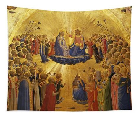 The Coronation of the Virgin? A Tapestry Woven With Divine Light and Heavenly Majesty